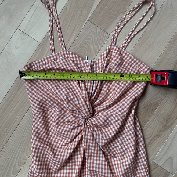 Zara Gingham Summer Picnic Midi Dress | Cottagecore - Picture 6 of 6